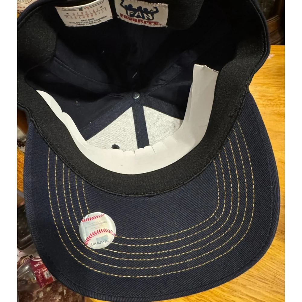 Milwaukee Brewers Stretch Fit Hat Size OSFM NEW WITH TAGS Blue